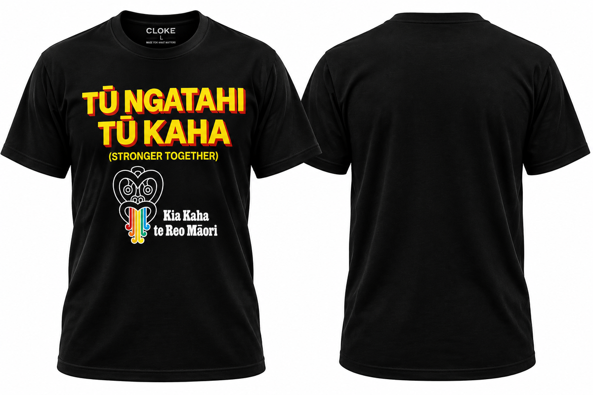 Tū Ngātahi Tū Kaha – Stronger Together T-Shirt