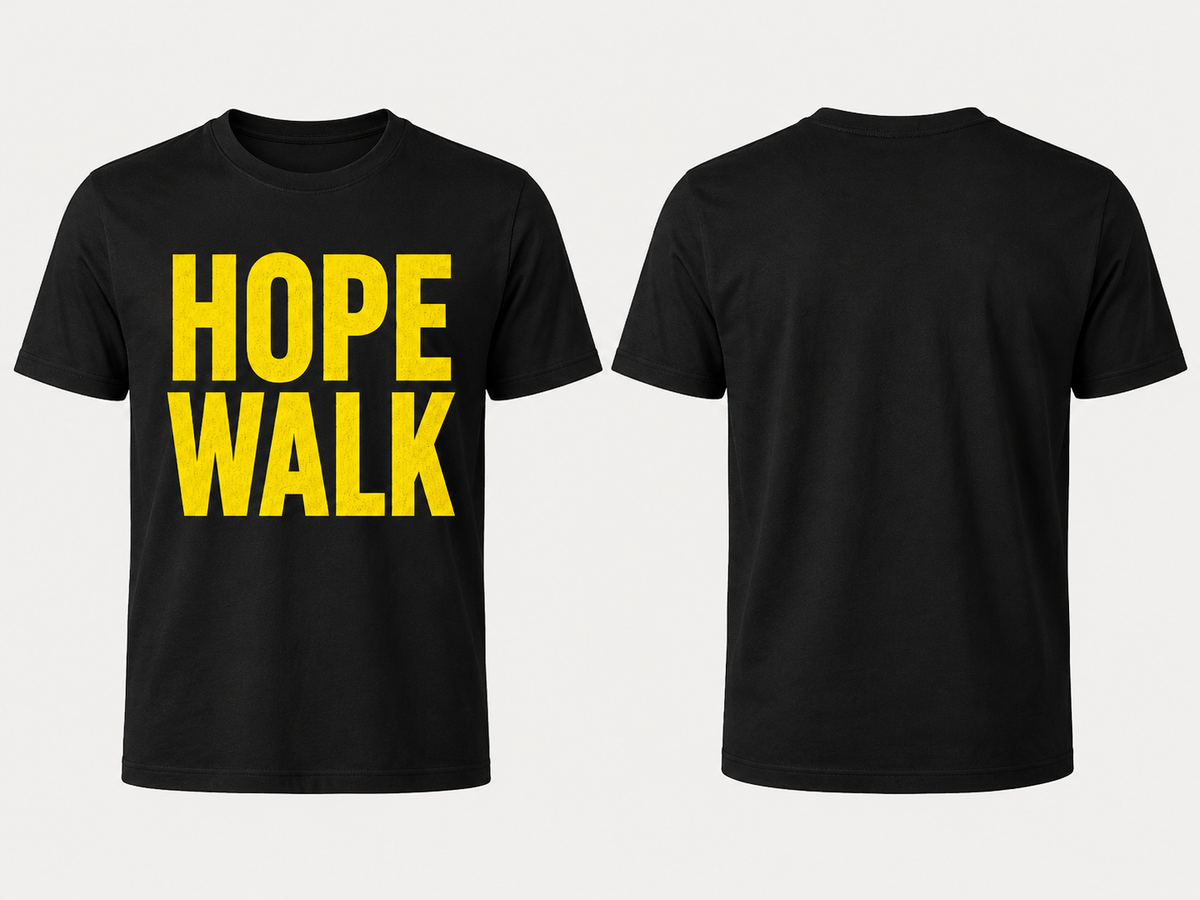 HOPE Walk 2026 supporter T-shirt